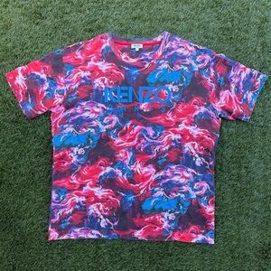 Kenzo Paris KEN83515 Graphic Tee Size L Designer Streetwear Logo